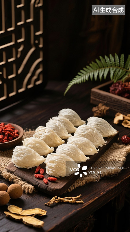 【AI数字艺术】中医养生燕窝图片素材