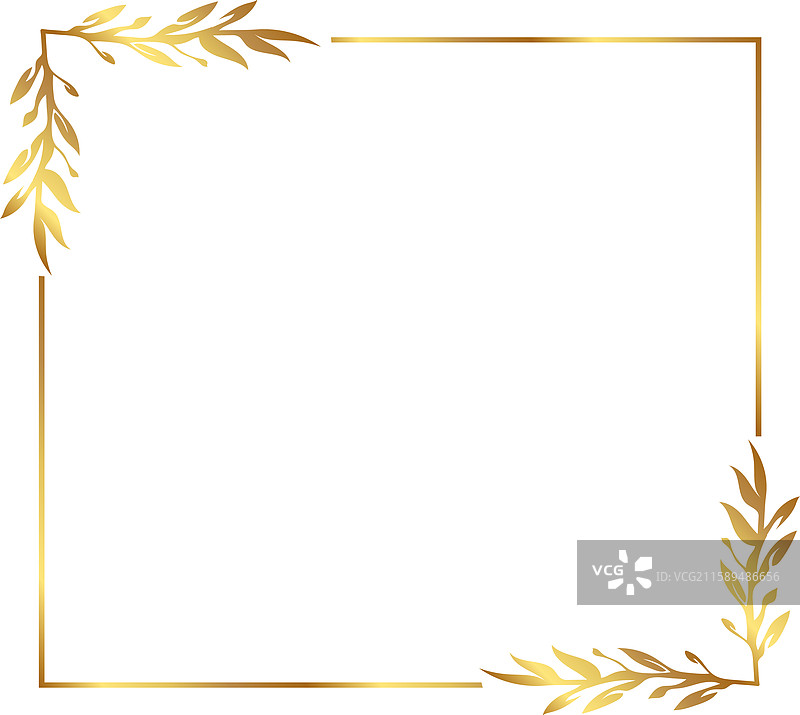 金色边框温暖的免费框架图片素材