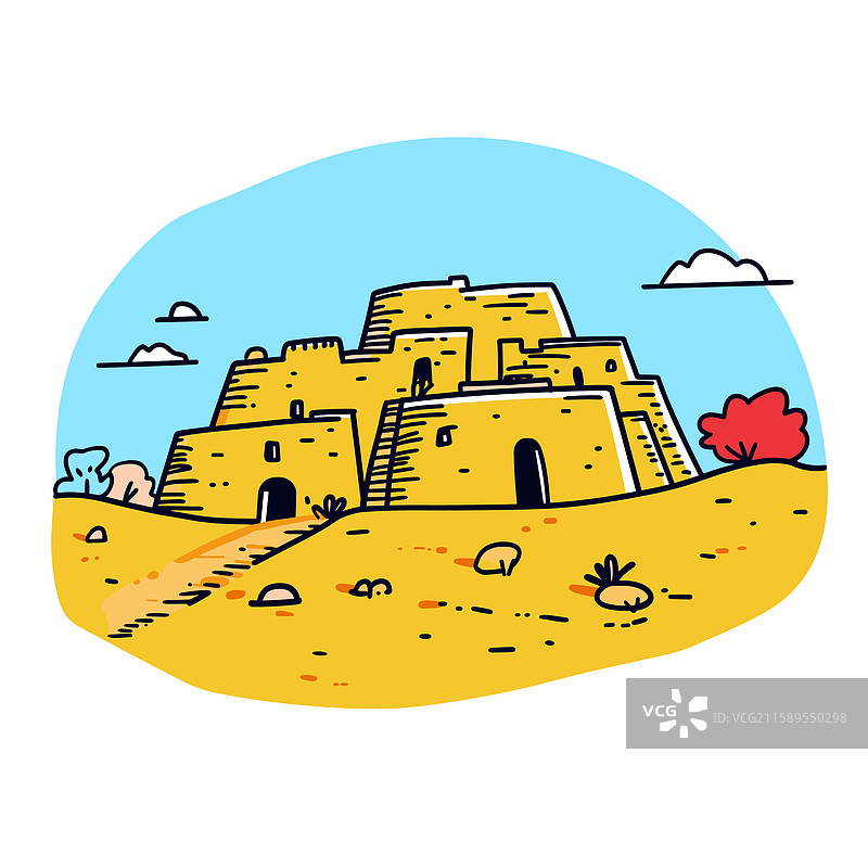 查科文化国家历史公园图片素材