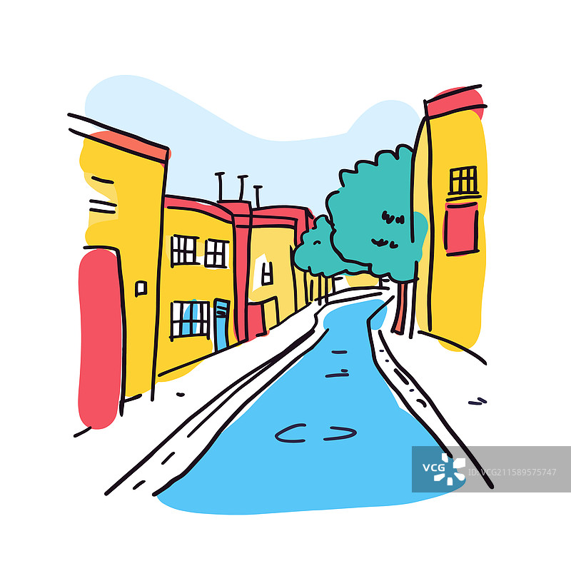 圣安东尼奥河步道的印加卡通涂鸦图片素材