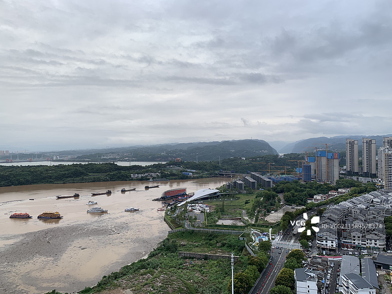 湖北宜昌黄柏河前湾 第十六届长江三峡国际旅游节图片素材