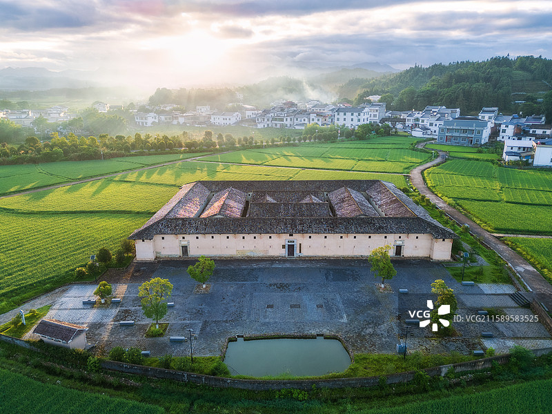 江西省安远县东生围景区图片素材