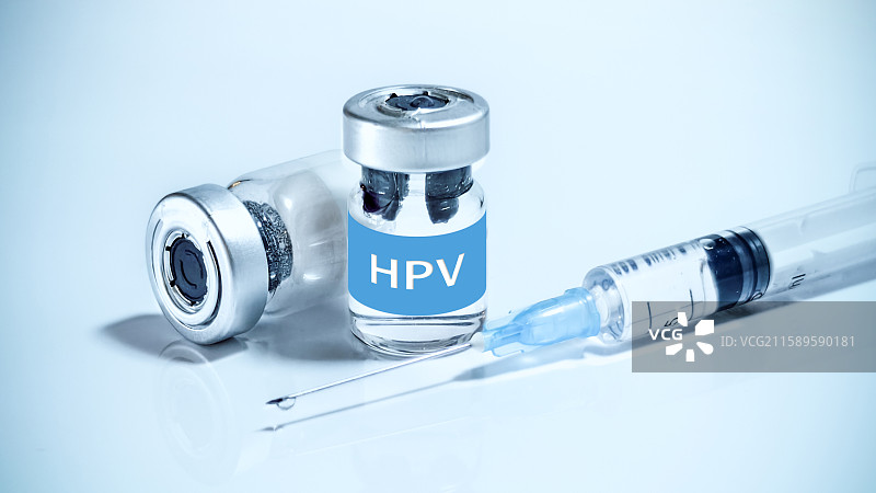女性HPV疫苗接种图片素材