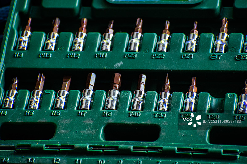工具、修理工具、修车工具工具箱、扳手、套筒工具图片素材