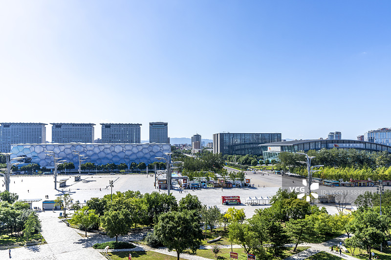 国家游泳中心 水立方图片素材