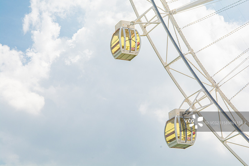 沈阳于洪东湖游乐场摩天轮图片素材