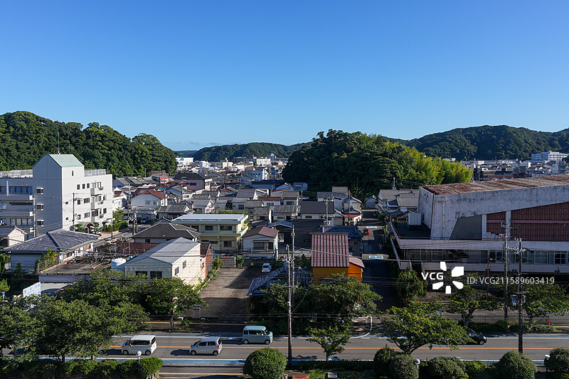 日本 和歌山县 那智胜浦町图片素材