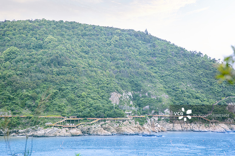 浙江温州洞头岛“仙叠岩”景区图片素材