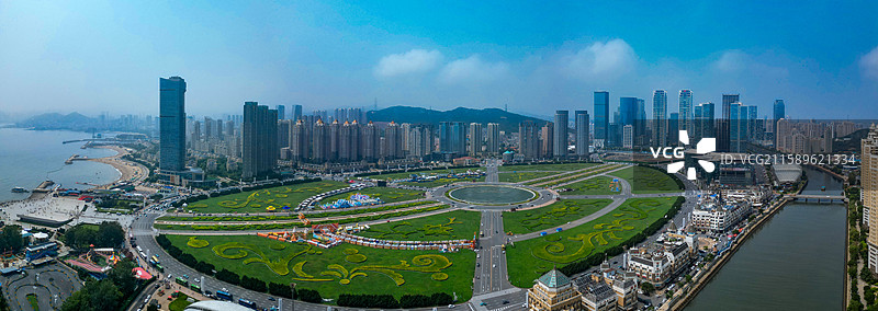 大连市 沙河口区 星海广场 一方城堡 会展中心图片素材