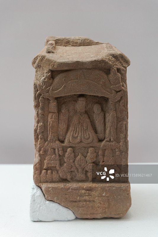 河北省 邯郸市 临漳县 邺城考古博物馆 造像碑图片素材