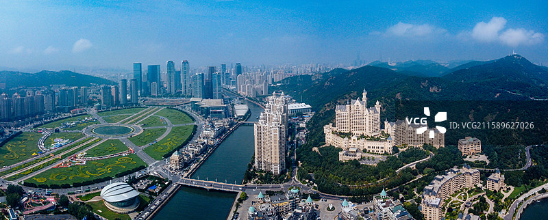 大连市 沙河口区 星海广场 一方城堡 会展中心图片素材