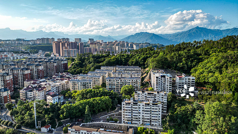 宜昌三峡大坝 坝上第一县秭归县城市风景图片素材