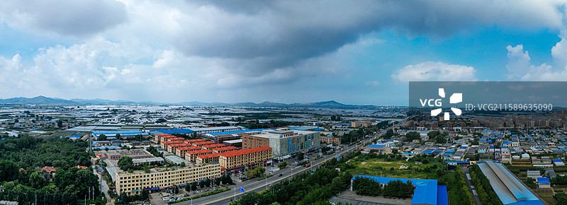 盖州市 七家屋 小吴屯 清河广场 大清河 航拍图片素材