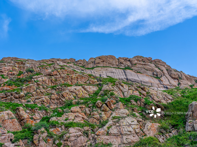 大自然奇观：新疆博尔塔拉蒙古自治州怪石峪图片素材