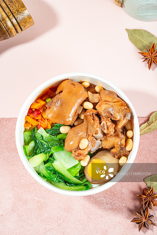 猪脚饭盖饭图片素材