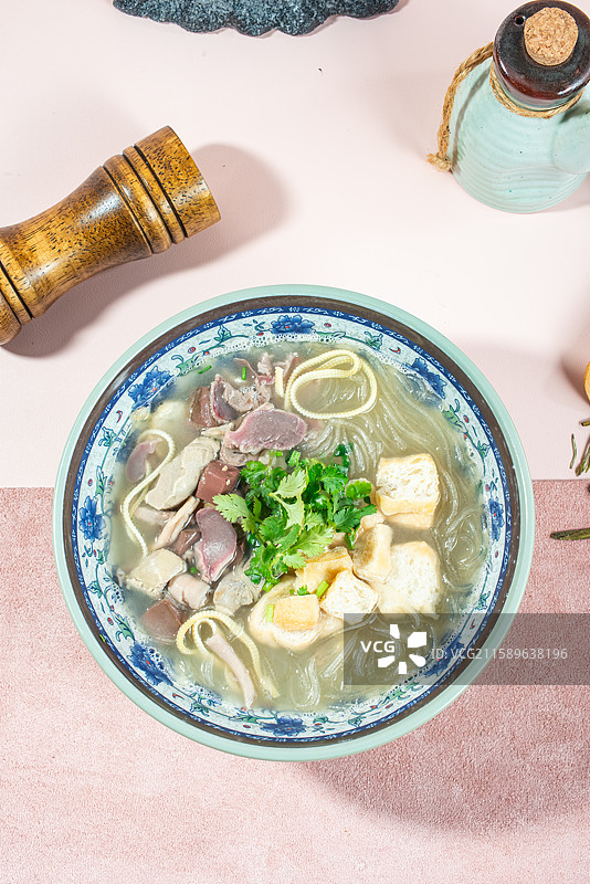 鸭血粉丝汤图片素材