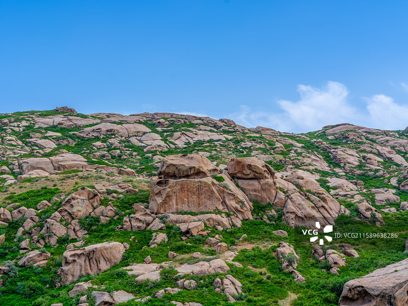 大自然奇观：新疆博尔塔拉蒙古自治州怪石峪图片素材