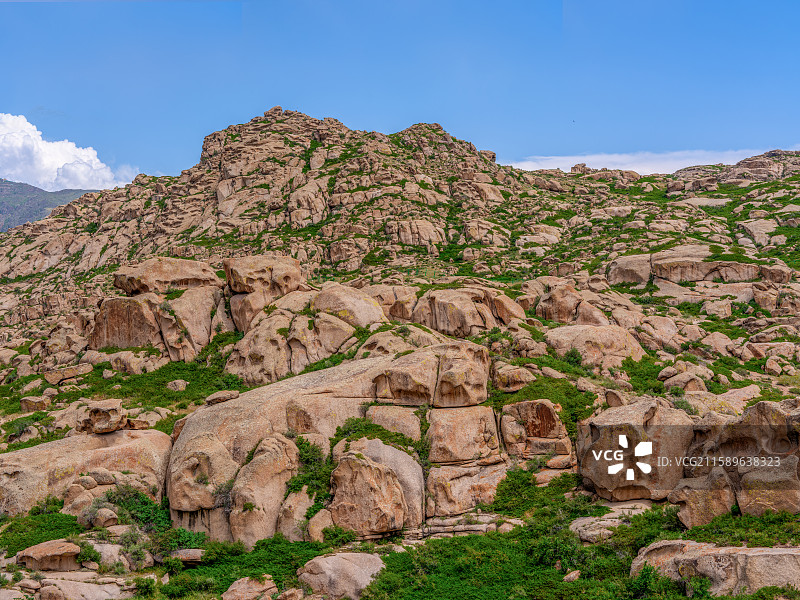 大自然奇观：新疆博尔塔拉蒙古自治州怪石峪图片素材