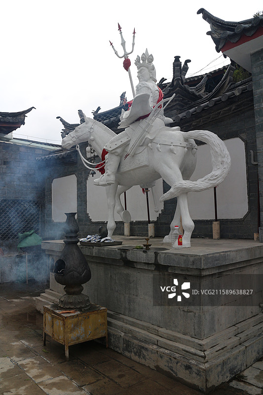 云南省丽江市丽江古城大研古镇大研镇：白马龙潭寺图片素材