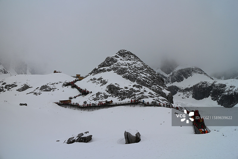 云南省丽江市玉龙县玉龙雪山图片素材