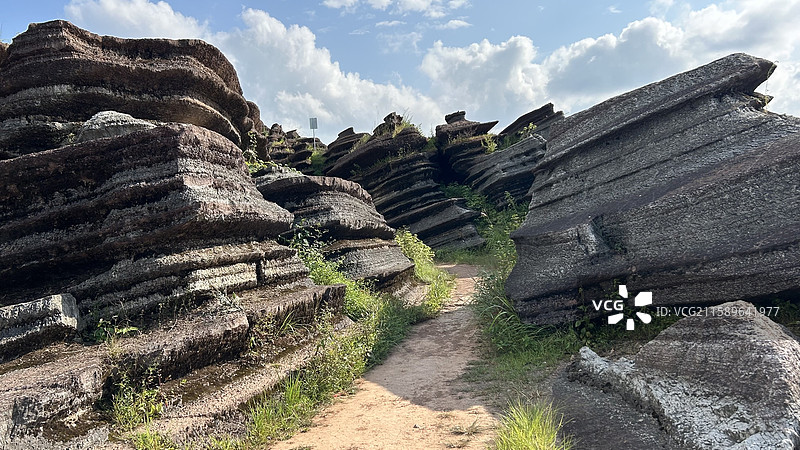 贵州铜仁腊尔山红石林风光图片素材