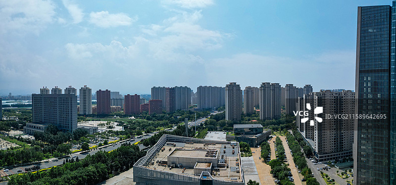 营口市 鲅鱼圈区 辽东湾 月亮湖 港口 航拍图片素材