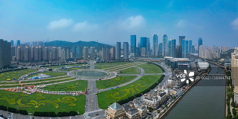 大连市 沙河口区 星海广场 一方城堡 会展中心图片素材