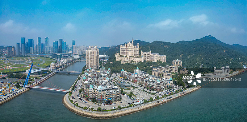 大连市 沙河口区 星海广场 一方城堡 会展中心图片素材