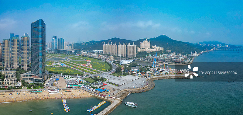 大连市 沙河口区 星海广场 一方城堡 会展中心图片素材