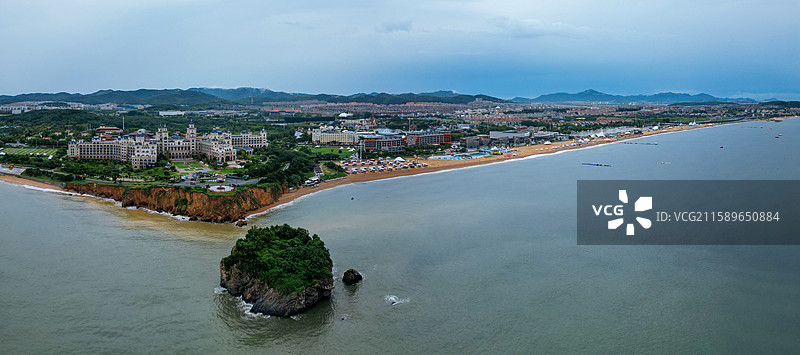 大连 金州区 金石滩 发现王国 金石路 金泉广场图片素材