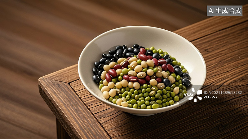【AI数字艺术】豆类杂粮图片素材