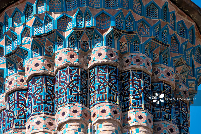 埃尔祖鲁姆的双尖塔神学院图片素材