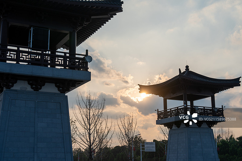 商丘永城汉风小镇图片素材