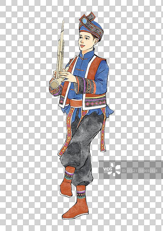 56民族，苗族，芦笙舞图片素材