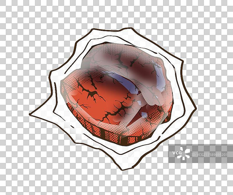 真空包装的变质肉图片素材