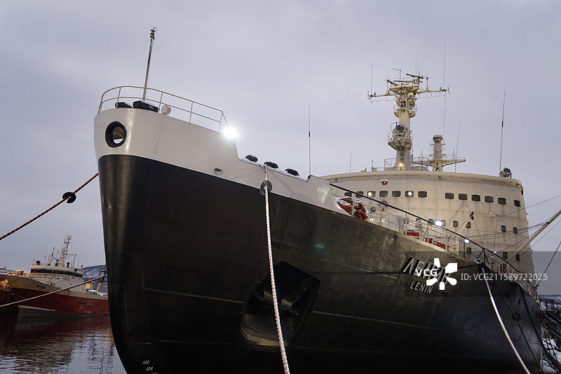 俄罗斯摩尔曼斯克列宁号核动力破冰船图片素材