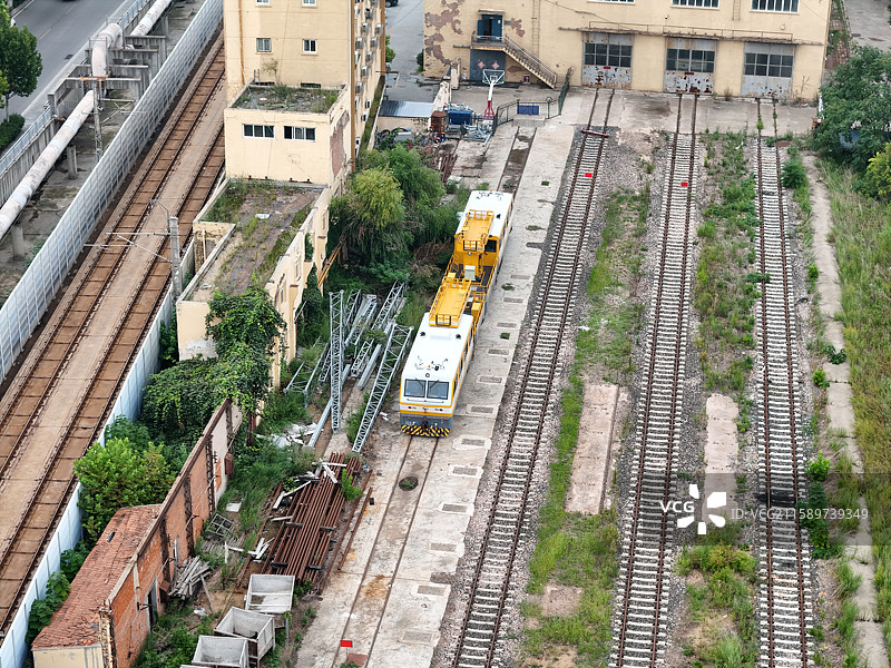 青岛火车高铁轨道铁路图片素材