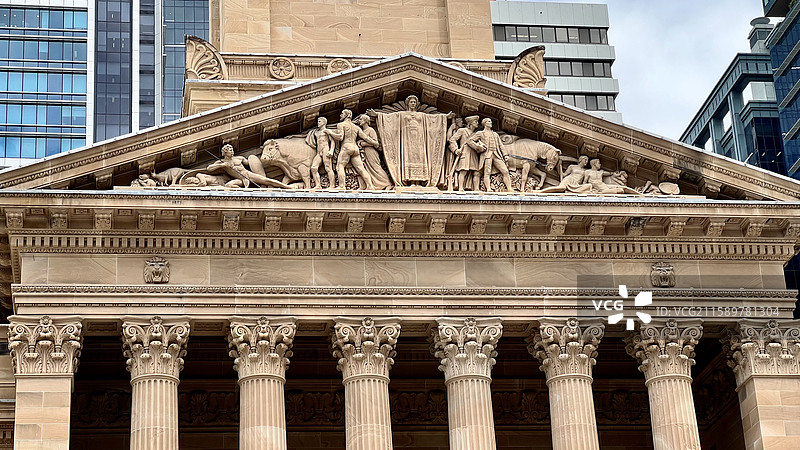 布里斯班市政厅建筑雕塑图片素材