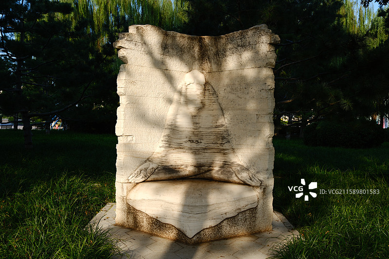 北京国际雕塑公园大型公园雕塑作品欣赏优秀雕塑图片素材