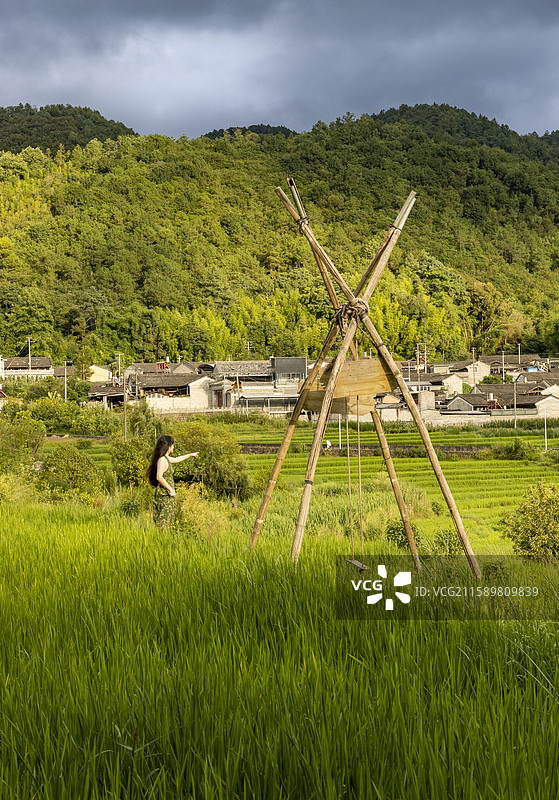 云南腾冲新农村建设及美丽乡村图片素材
