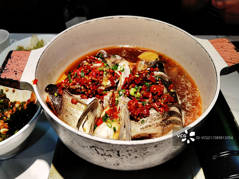 坛宗剁椒鱼头图片素材