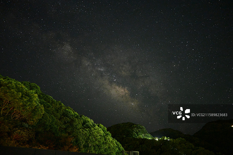 山上银河图片素材