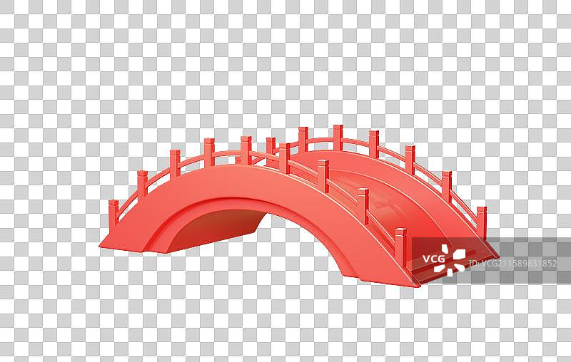 免抠七夕情人节牛郎织女相会鹊桥3D图片素材