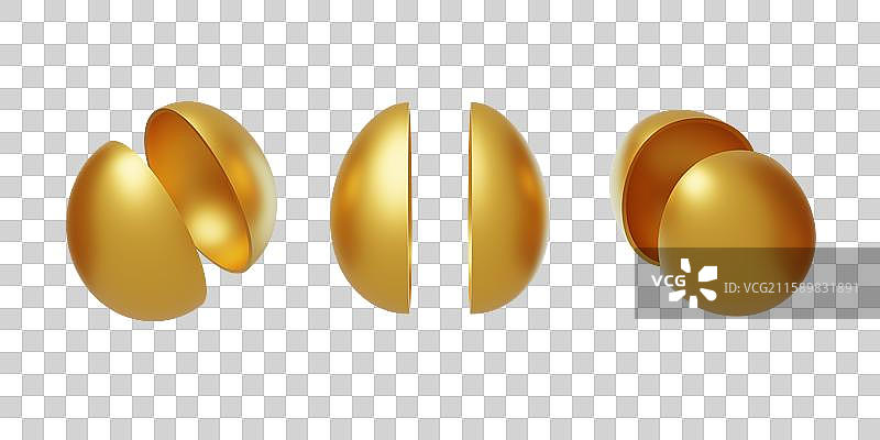 免抠游戏抽奖新人回馈福利砸金蛋3D图片素材