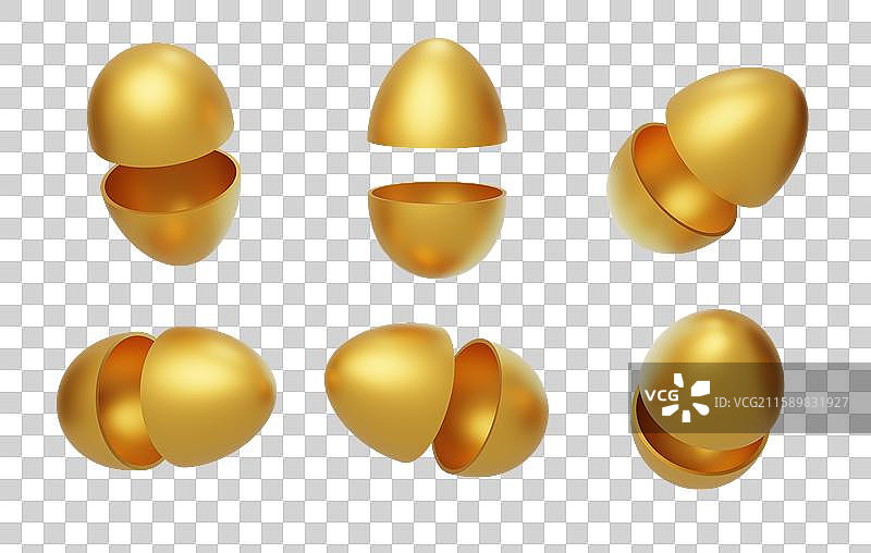 免抠游戏抽奖新人回馈福利砸金蛋3D图片素材