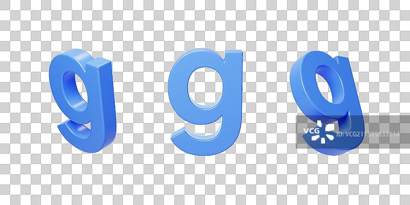 免抠英文字母g拼音拼写语言3D图片素材