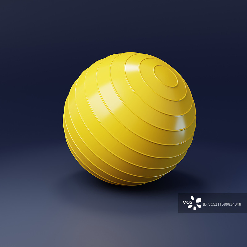 瑜伽球减肥计划必备训练拉伸球3D图片素材