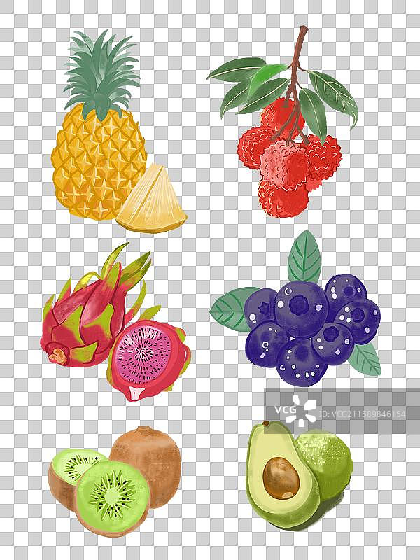 水果组合图片素材