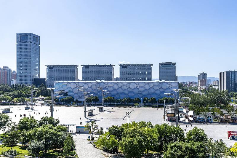 国家游泳中心 水立方图片素材