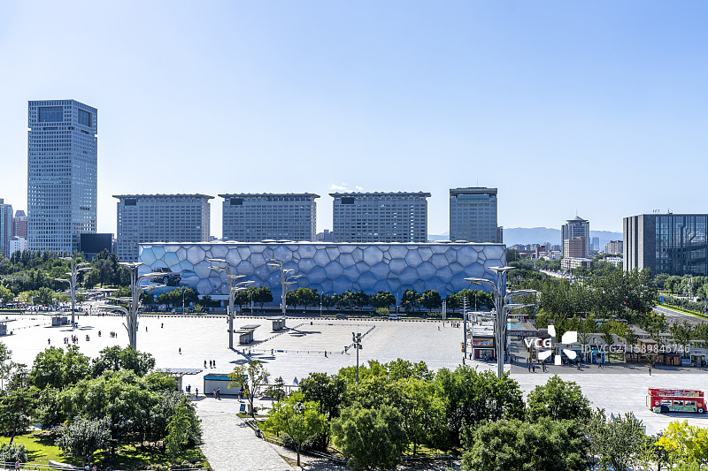 国家游泳中心 水立方图片素材